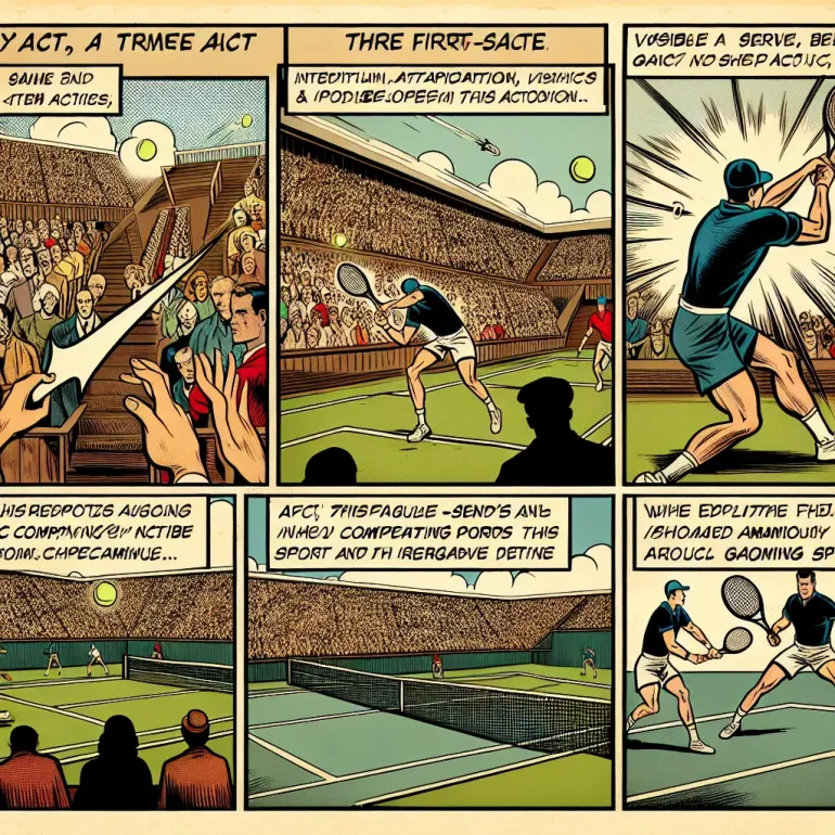 подача с руки в большом теннисе